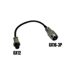 Adaptateur GX16-3P male vers GX12-3P femelle