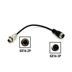 Adaptateur GX16-3P vers GX16-2P Nami