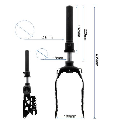 Amortisseur avant de fourche du Ninebot F3