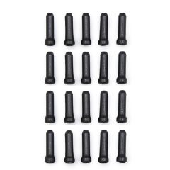 Arrêt de câble de frein noir - paquet de 20 pcs.