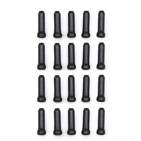Arrêt de câble de frein noir - paquet de 20 pcs.