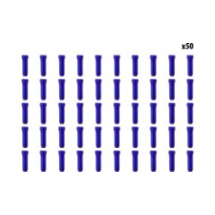 Arrets de cables bleu x50 pcs