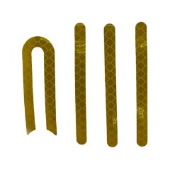 Autocollant réfléchissant or pour Xiaomi M365 et scooter Pro