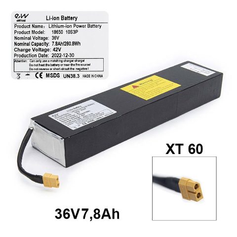 Batterie 36v 7,8Ah pour Kugoo S1