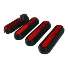 Caches Vis Xiaomi M365 Pro Pro2 Mi3 Essential x4 pcs (Rouge)