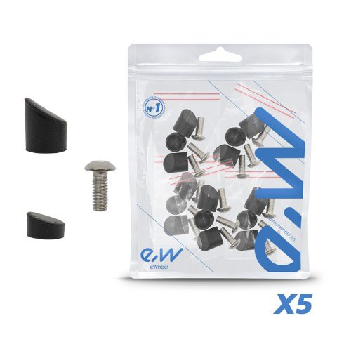 Capuchon noir pour garde-boue arrière GX1.0 Xiaomi - 5pcs