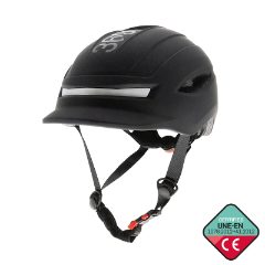 Casque CP02 urben avec clignotant noir taille unique