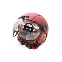 Casque JET bordeaux mat (taille XS à XXL) (XXL)
