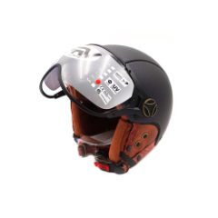 Casque JET vert mat caméléon (taille XS à XXL) (L)