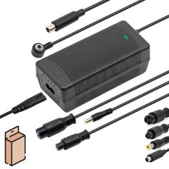 Chargeur 36V (sortie 42v) 2A avec connecteurs X16/DC 8/GX12/MI4 Pro (1st Gen)/DC cecotec