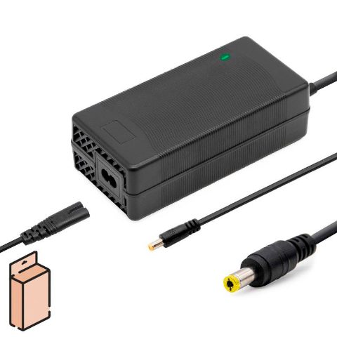 Chargeur 48V (sortie 54,6v) 2A connecteur DC 5,5x2,1mm