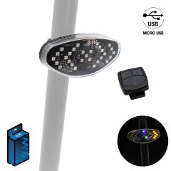Clignotant arrière rechargeable avec bluetooth EWI001