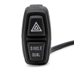 Commutateur avec fonction Simple-Dual/Warning 2F - 1,5m