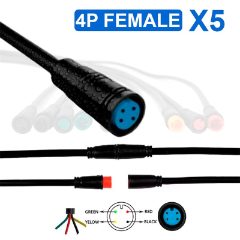 Connecteur étanche 8 mm 4 broches - 5F