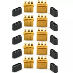 Connecteur MR30 Amass avec protecteur - 5M/5F