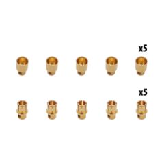 Connecteurs banane 8mm x10 pcs (5 male + 5 femelles)