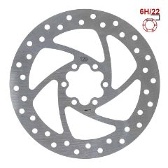 Disque de frein 120mm 6H argent pour Cecotec Outsider/Bongo série A