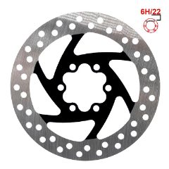 Disque de frein 120mm 6H noir