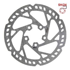Disque de frein 135mm 5H argent