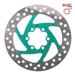 Disque de frein 140mm 6H vert