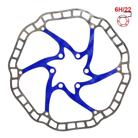 Disque de frein EWD001 160mm 6H bleu