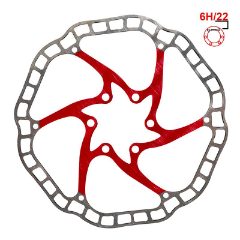 Disque de frein EWD001 160mm 6H rouge