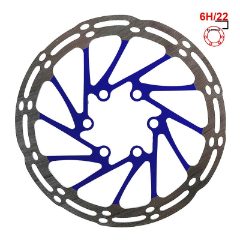 Disque de frein EWD002 140mm 6H bleu