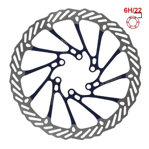 Disque de frein G3 160mm 6H bleu