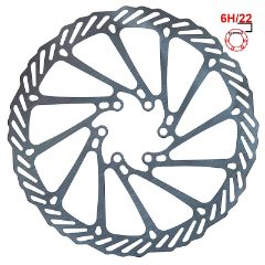 Disque de frein G3 180mm 6H argenté
