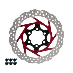 Disque de frein V2 6H 140mm Rouge