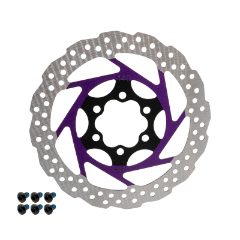 Disque de frein V2 6H 140mm Violet