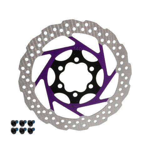 Disque de frein V2 6H 140mm Violet