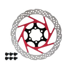 Disque de frein V2 6H 160mm Rouge