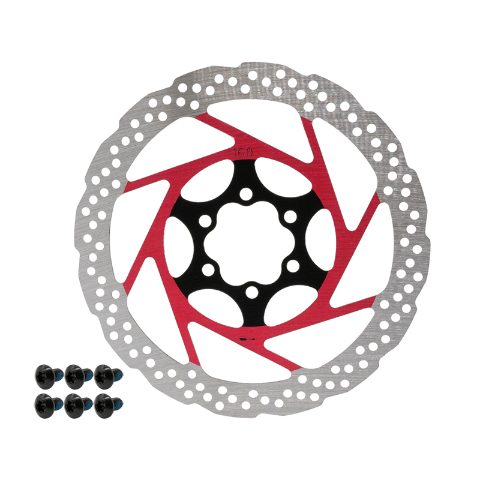 Disque de frein V2 6H 160mm Rouge