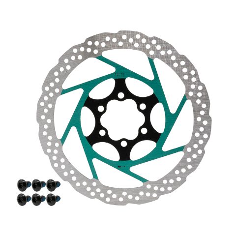 Disque de frein V2 6H 160mm Vert