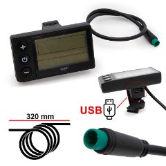 Écran S866 avec connecteur étanche - avec port USB