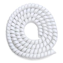 Gaine protége câbles blanc - 110cm