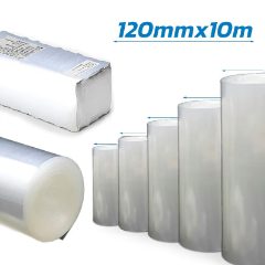 Gaine thermorétractable transparente 120mm 10M