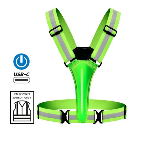 Gilet réfléchissant avec lumière EWRV006