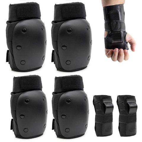 Kit de protection des articulations M - Genouillères, coudières et poignets