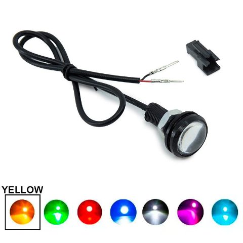 Lampe eagle eye jaune 12V - 1pc