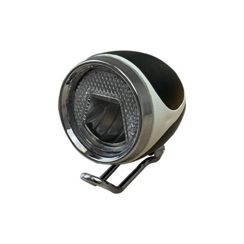Lampe LED et klaxon avant noir