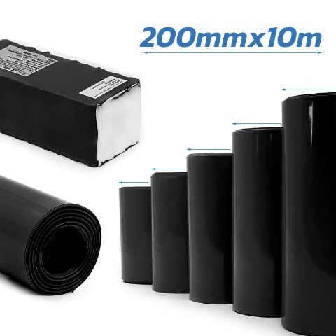 Noir thermorétractable 200m 10M