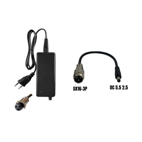 PACK Chargeur 36V → 42V / 2A (connecteur DC 5.5*2.5MM) Wispeed