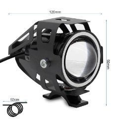 Phare U7 12-60V blanc