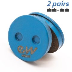 Plaquette de frein CS001-C céramique ronde 20mm pour Xiaomi - 2 ensembles