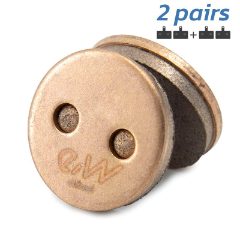 Plaquette de frein CS001-S sintérisée 20 mm pour Xiaomi - 2pcs