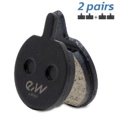 Plaquette de frein CT004-R en résine - 2pcs