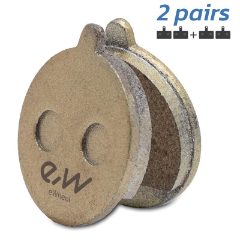 Plaquette de frein CT005-M en cuivre rondes avec ergot - 2pcs