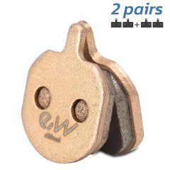 Plaquettes de frein en cuivre avec embout